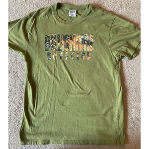 Billionaire Boys Club Mens Green Short Sleeve Crew Neck Pullover T Shirt Size L